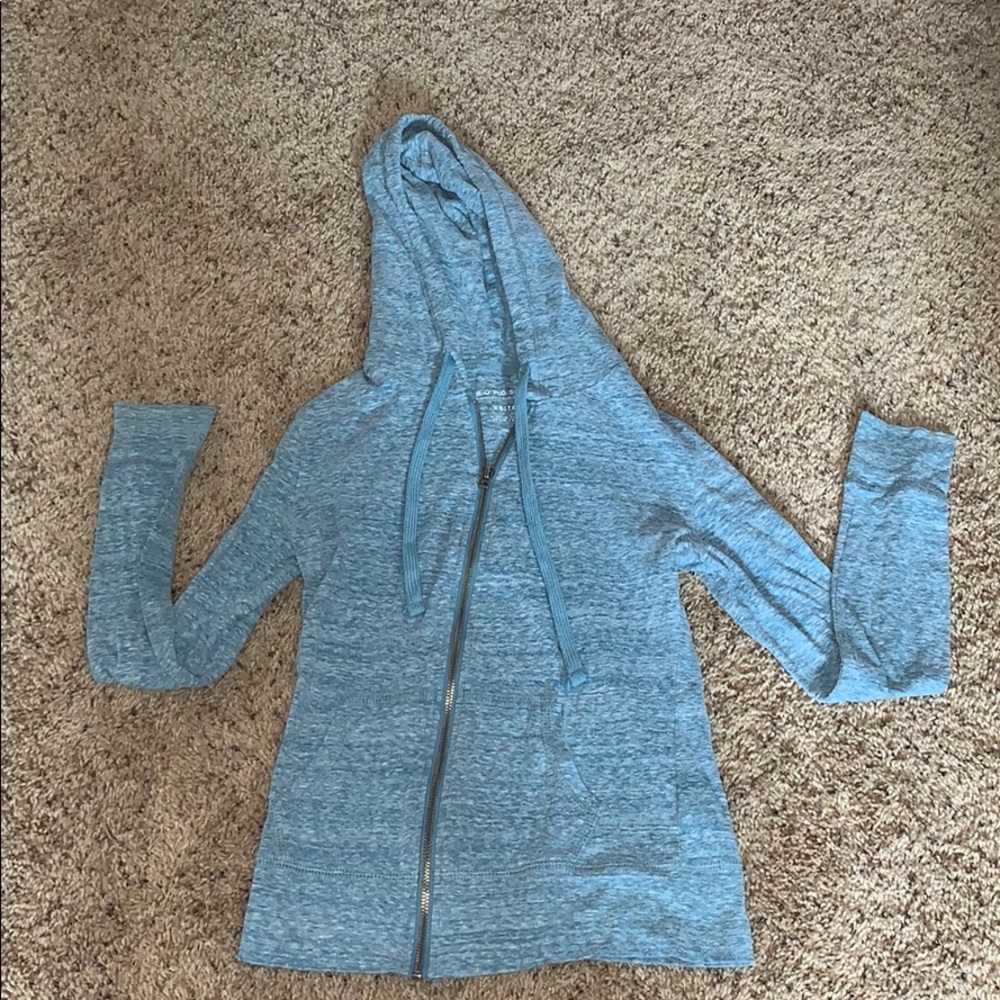 Heathered Blue Zip up jacket